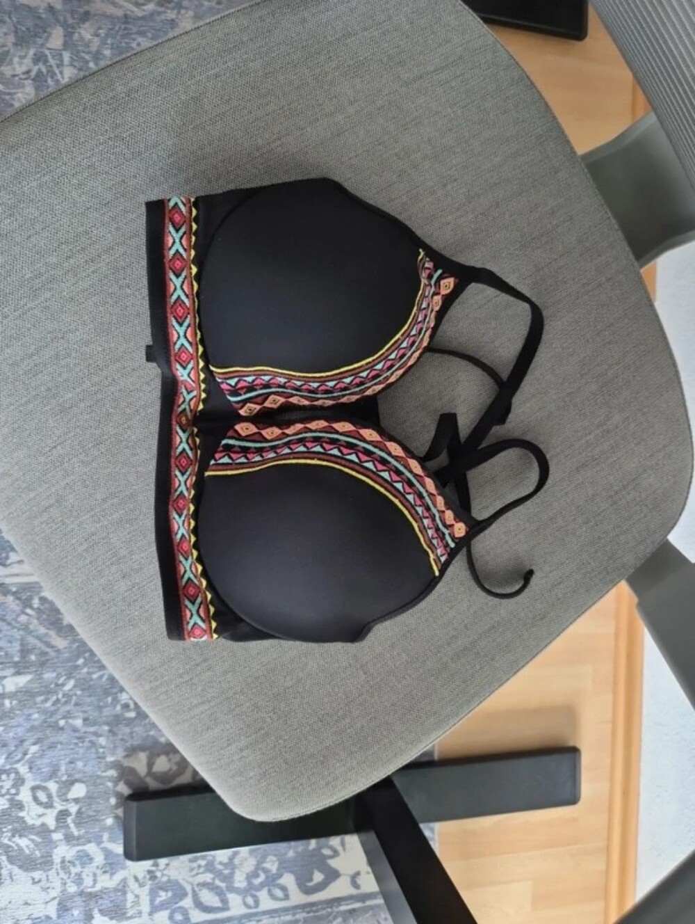 Shade & Shore Pink Mosaic Crisscross Tie Bikini